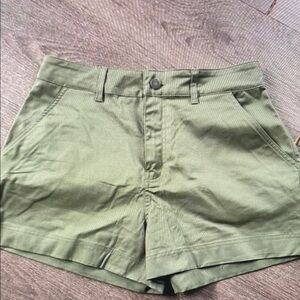 Olive Green Women's Shorts